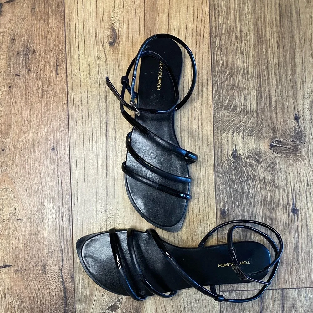 Tory Burch SPLIT MIGNON MULTI-STRAP SANDAL Size 7